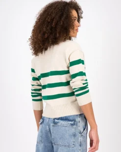 Women Old Khaki Knitwear & Sweats>Women'S Trixie Stripe Knit Cardigan