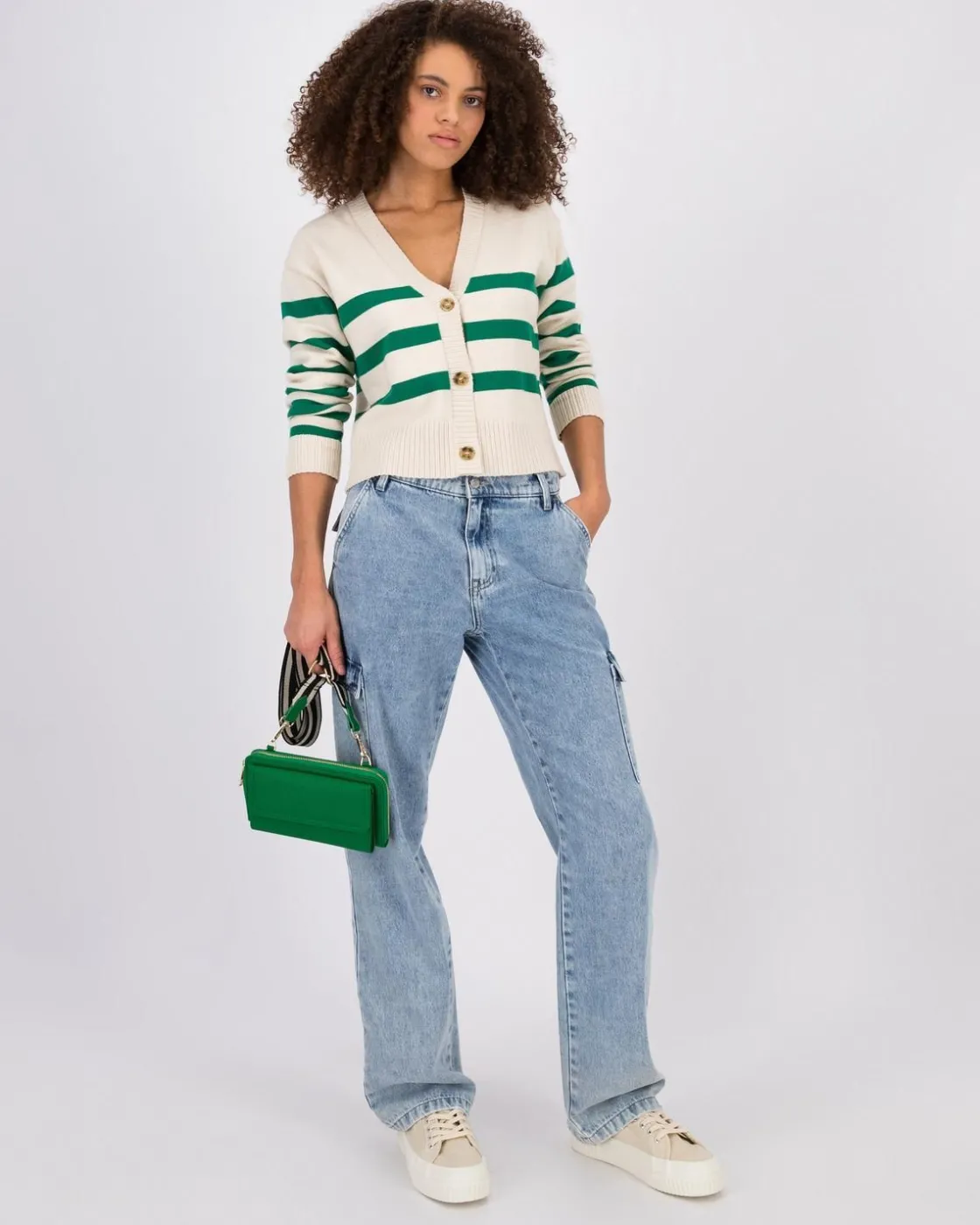 Women Old Khaki Knitwear & Sweats>Women'S Trixie Stripe Knit Cardigan