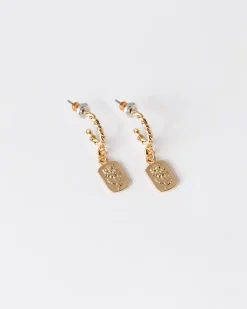 Women Old Khaki Jewellery>Women'S Twisted Rope Hoop Earrings