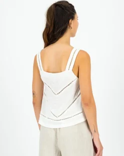 Women Old Khaki T-Shirts & Camis>Women'S Vada Embroidered Cami