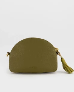 Women Old Khaki Bags & Purses>Women'S Zantia Dome Textured Cross-Body Bag