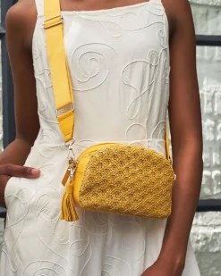 Women Old Khaki Bags & Purses>Women'S Zantia Dome Textured Cross-Body Bag