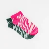 Women Old Khaki Socks>Women'S Zebra Stripe Print Anklet Socks 2-Pack