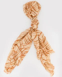 Women Old Khaki Scarves & Kimonos>Zania Abstract Zebra Print Scarf