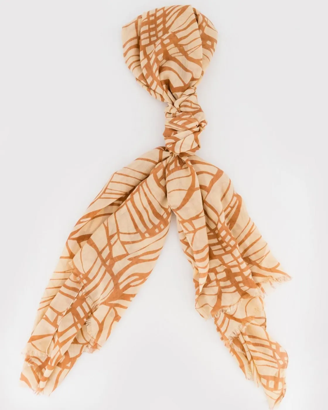 Women Old Khaki Scarves & Kimonos>Zania Abstract Zebra Print Scarf